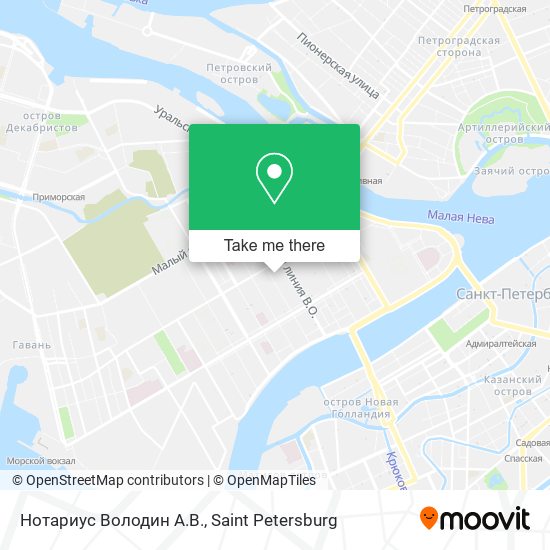 Нотариус Володин А.В. map