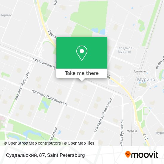 Суздальский, 87 map