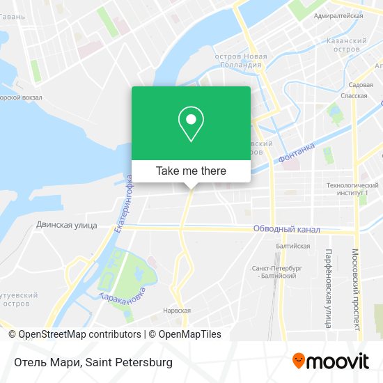 Отель Мари map