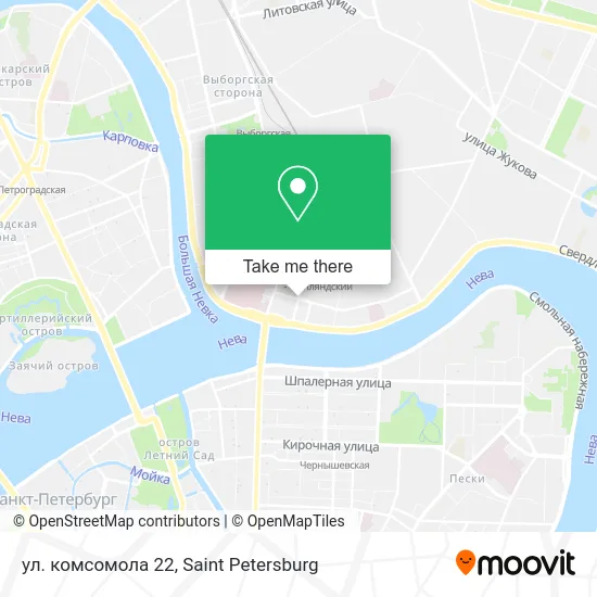 ул. комсомола 22 map