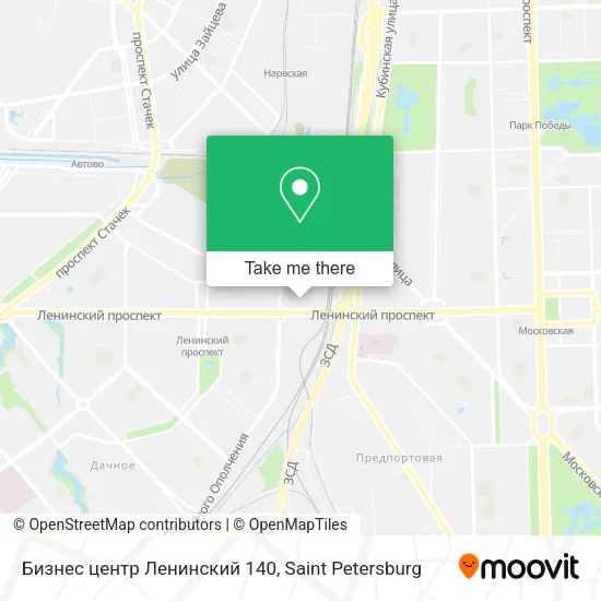 Бизнес центр Ленинский 140 map