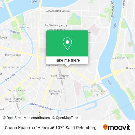 Салон Красоты "Невский 107" map