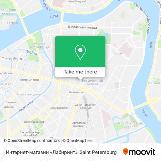 Интернет-магазин «Лабиринт» map