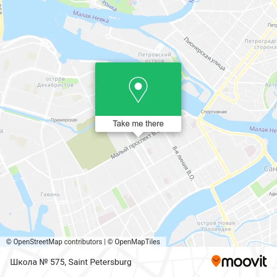Школа № 575 map