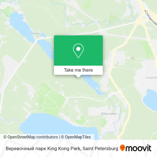 Веревочный парк King Kong Park map