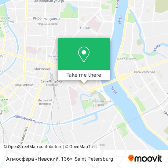Атмосфера «Невский, 136» map