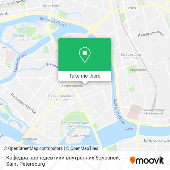 Кафедра пропедевтики внутренних болезней map