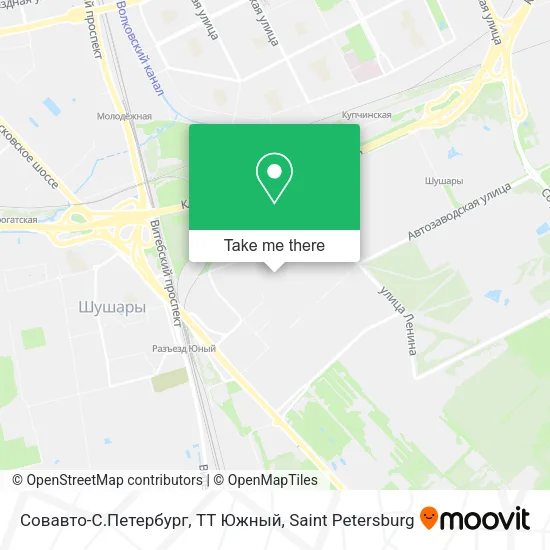 Совавто-С.Петербург, ТТ Южный map
