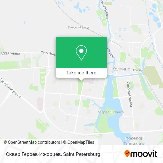 Сквер Героев-Ижорцев map