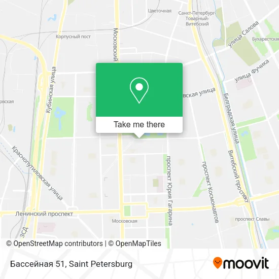 Бассейная 51 map