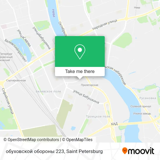 обуховской обороны 223 map