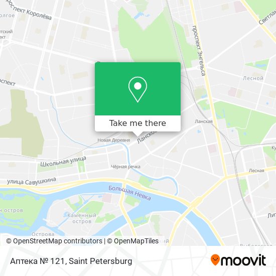 Аптека № 121 map