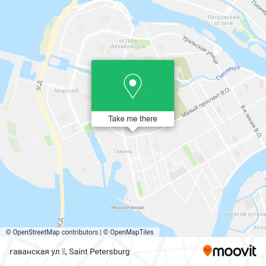 гаванская ул ❤️ map