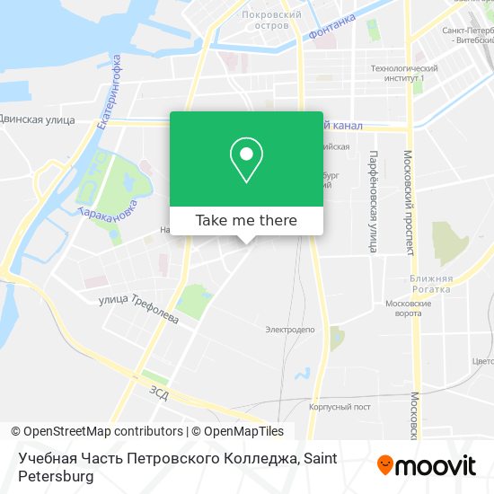 Учебная Часть Петровского Колледжа map