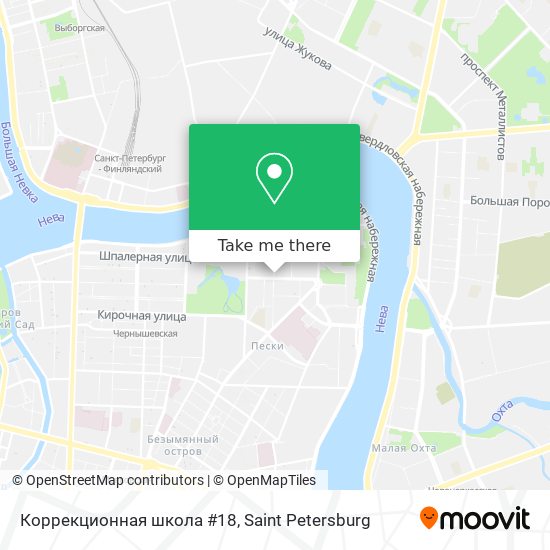 Коррекционная школа #18 map