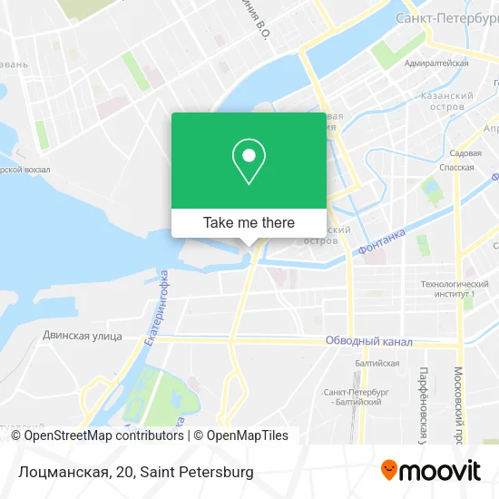 Лоцманская, 20 map