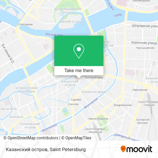 Казанский остров map