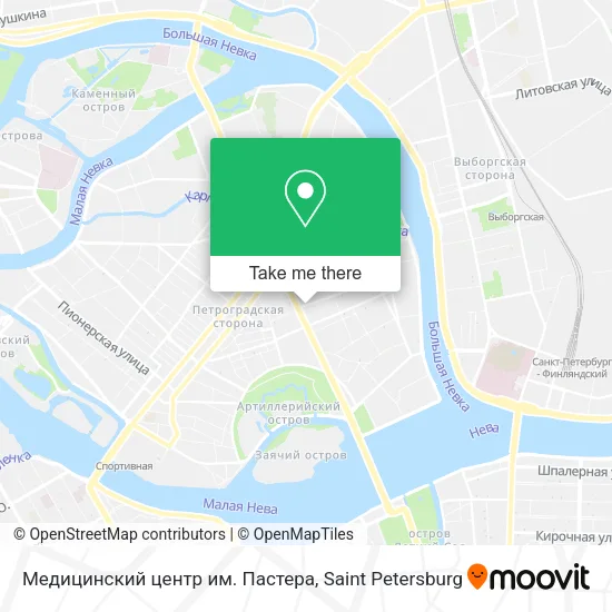 Медицинский центр им. Пастера map