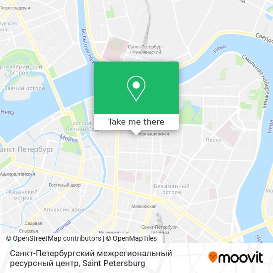 Санкт-Петербургский межрегиональный ресурсный центр map