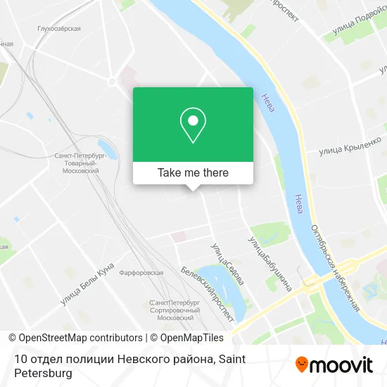 10 отдел полиции Невского района map
