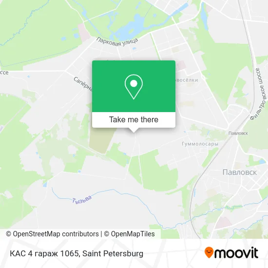 КАС 4 гараж 1065 map