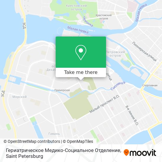 Гериатрическое Медико-Социальное Отделение map