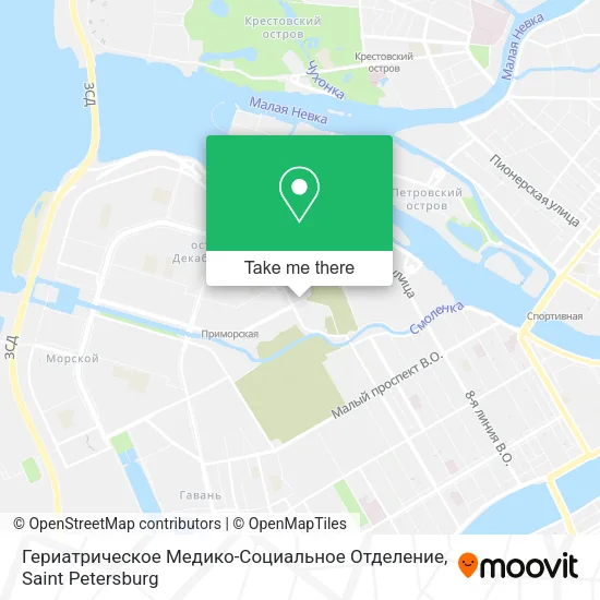 Гериатрическое Медико-Социальное Отделение map