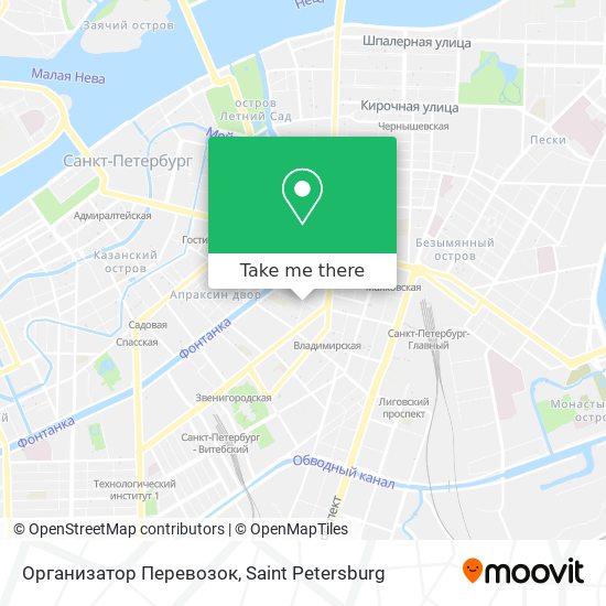 Организатор Перевозок map