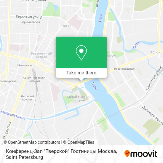 Конференц-Зал "Тверской" Гостиницы Москва map