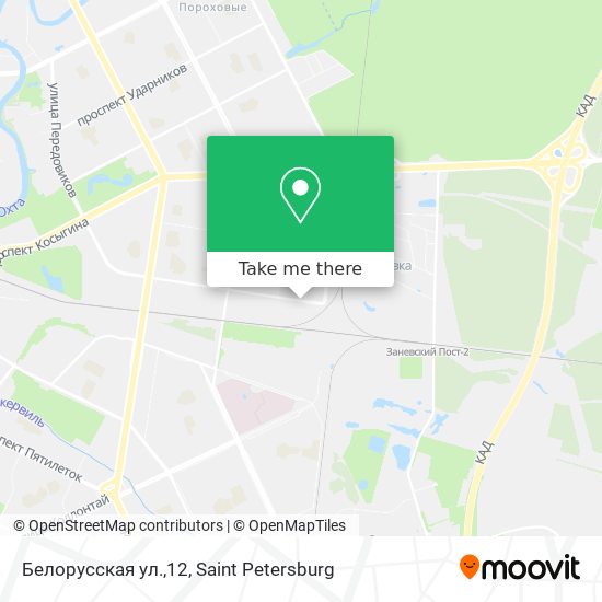 Белорусская ул.,12 map