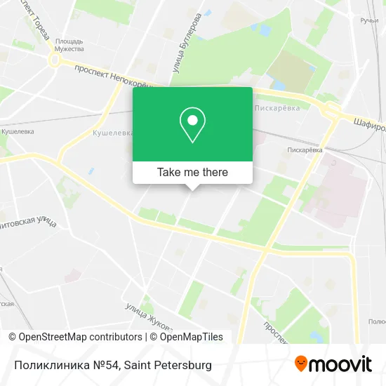 Поликлиника №54 map