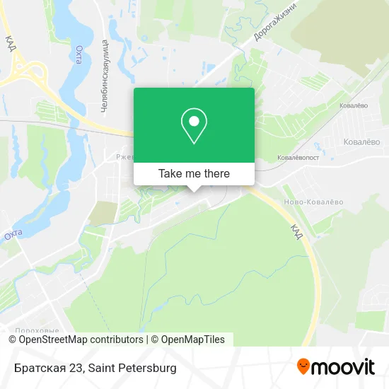 Братская 23 map