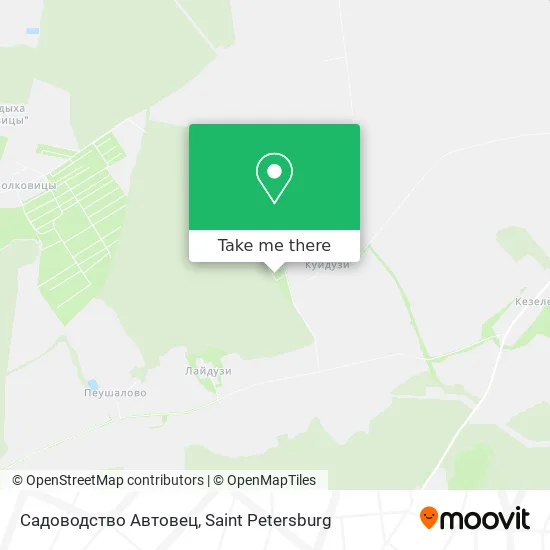 Садоводство Автовец map