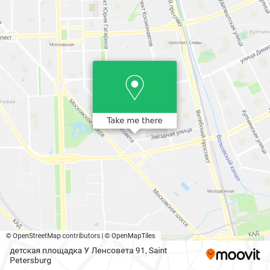 детская площадка У Ленсовета 91 map