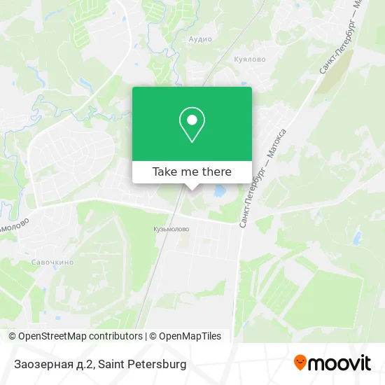 Заозерная д.2 map