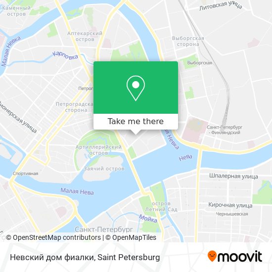 Невский дом фиалки map