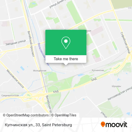 Купчинская ул., 33 map