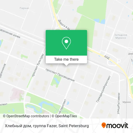 Хлебный дом, группа Fazer map