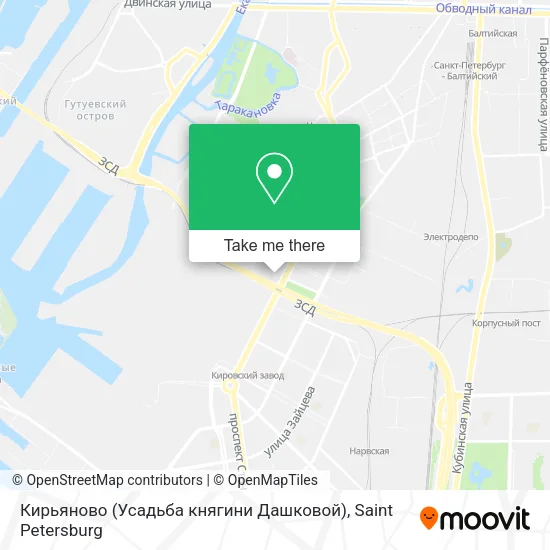 Кирьяново (Усадьба княгини Дашковой) map