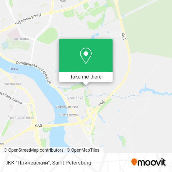 ЖК "Приневский" map