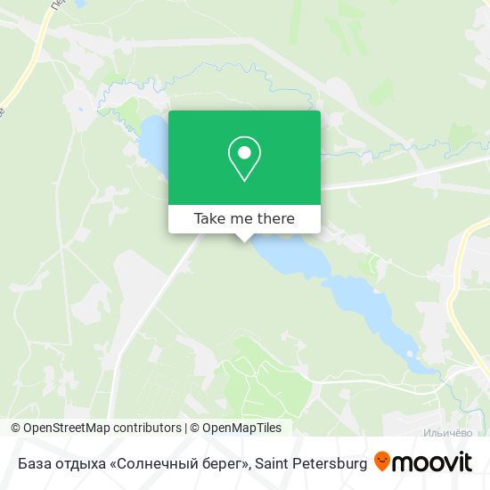 База отдыха «Солнечный берег» map