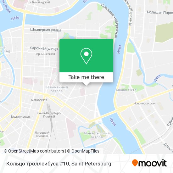 Кольцо троллейбуса #10 map