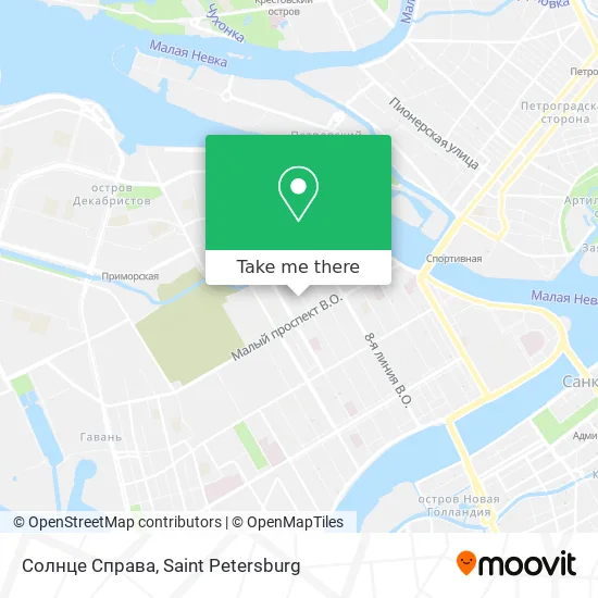 Солнце Справа map