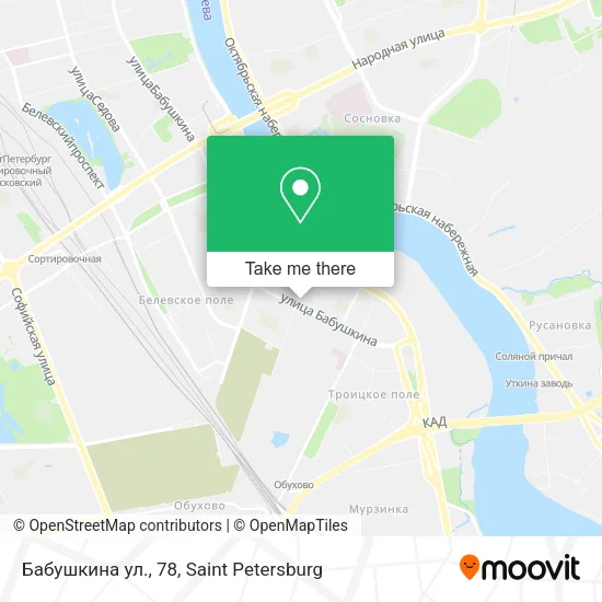 Бабушкина ул., 78 map