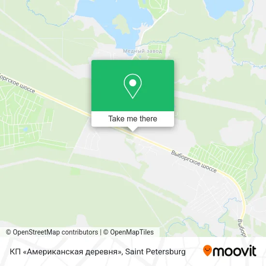 КП «Американская деревня» map