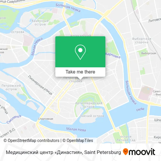 Медицинский центр «Династия» map