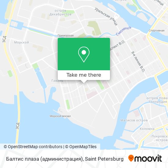 Балтис плаза (администрация) map