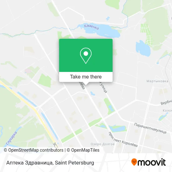 Аптека Здравница map