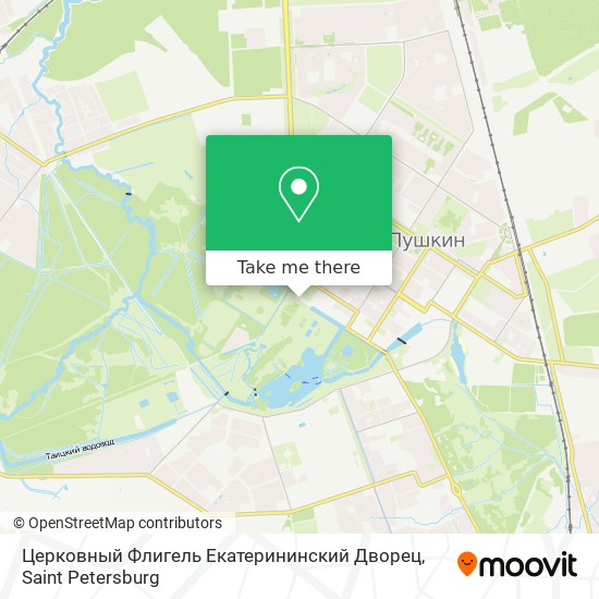 Церковный Флигель Екатерининский Дворец map