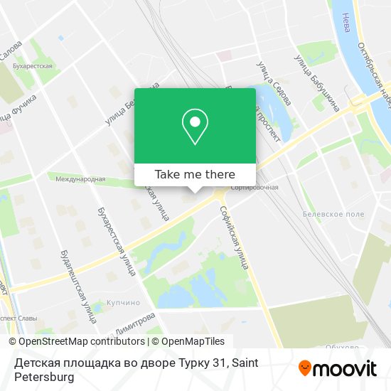 Детская площадка во дворе Турку 31 map